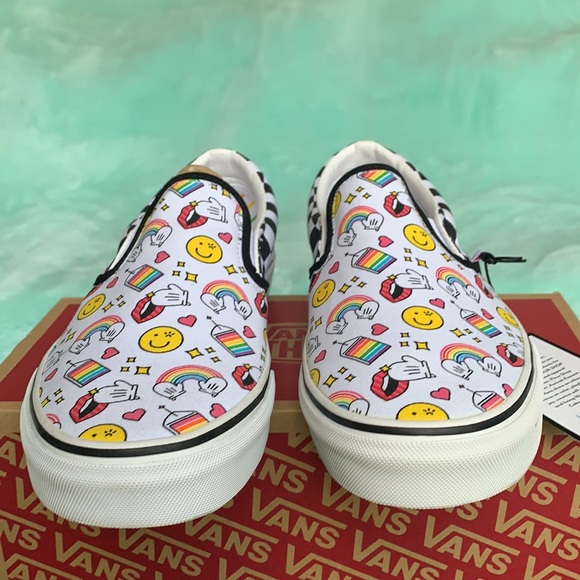 VANS CLASSIC SLIP ON FLOUR SHOP Iconschckrbrd men’ - Picture 8 of 16